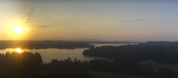 Archiv Foto Webcam Panoramablick auf Waginger und Tachinger See 05:00