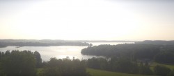 Archiv Foto Webcam Panoramablick auf Waginger und Tachinger See 07:00