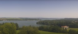 Archiv Foto Webcam Panoramablick auf Waginger und Tachinger See 13:00