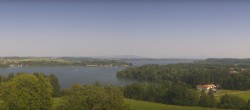 Archiv Foto Webcam Panoramablick auf Waginger und Tachinger See 15:00