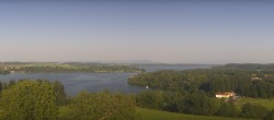 Archiv Foto Webcam Panoramablick auf Waginger und Tachinger See 17:00
