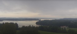 Archiv Foto Webcam Panoramablick auf Waginger und Tachinger See 06:00