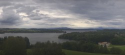 Archiv Foto Webcam Panoramablick auf Waginger und Tachinger See 13:00