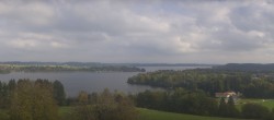 Archiv Foto Webcam Panoramablick auf Waginger und Tachinger See 13:00