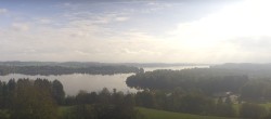Archiv Foto Webcam Panoramablick auf Waginger und Tachinger See 09:00