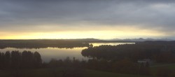 Archiv Foto Webcam Panoramablick auf Waginger und Tachinger See 02:00