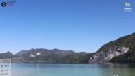 Archiv Foto Webcam Wolfgangsee - Lindenstrand 09:00