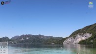 Archiv Foto Webcam Wolfgangsee - Lindenstrand 11:00