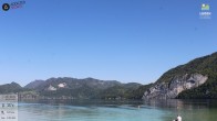 Archiv Foto Webcam Wolfgangsee - Lindenstrand 09:00