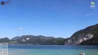 Archiv Foto Webcam Wolfgangsee - Lindenstrand 09:00