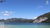 Archiv Foto Webcam Wolfgangsee - Lindenstrand 11:00