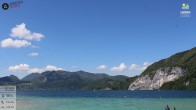 Archiv Foto Webcam Wolfgangsee - Lindenstrand 13:00