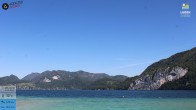 Archiv Foto Webcam Wolfgangsee - Lindenstrand 09:00