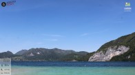 Archiv Foto Webcam Wolfgangsee - Lindenstrand 11:00