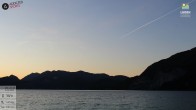 Archiv Foto Webcam Wolfgangsee - Lindenstrand 19:00