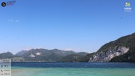 Archiv Foto Webcam Wolfgangsee - Lindenstrand 09:00
