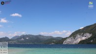Archiv Foto Webcam Wolfgangsee - Lindenstrand 11:00
