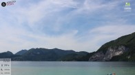 Archiv Foto Webcam Wolfgangsee - Lindenstrand 15:00