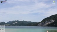 Archiv Foto Webcam Wolfgangsee - Lindenstrand 09:00