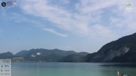 Archiv Foto Webcam Wolfgangsee - Lindenstrand 07:00