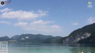 Archiv Foto Webcam Wolfgangsee - Lindenstrand 09:00