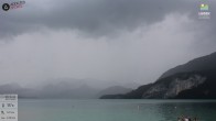 Archiv Foto Webcam Wolfgangsee - Lindenstrand 13:00