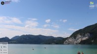 Archiv Foto Webcam Wolfgangsee - Lindenstrand 15:00
