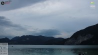Archiv Foto Webcam Wolfgangsee - Lindenstrand 19:00