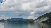 Archiv Foto Webcam Wolfgangsee - Lindenstrand 11:00