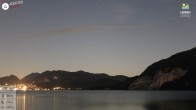Archiv Foto Webcam Wolfgangsee - Lindenstrand 23:00