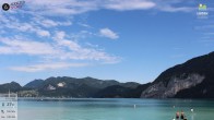 Archiv Foto Webcam Wolfgangsee - Lindenstrand 09:00