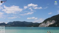 Archiv Foto Webcam Wolfgangsee - Lindenstrand 13:00