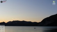 Archiv Foto Webcam Wolfgangsee - Lindenstrand 19:00