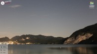Archiv Foto Webcam Wolfgangsee - Lindenstrand 23:00