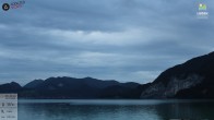 Archiv Foto Webcam Wolfgangsee - Lindenstrand 19:00