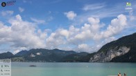Archiv Foto Webcam Wolfgangsee - Lindenstrand 09:00