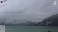 Archiv Foto Webcam Wolfgangsee - Lindenstrand 09:00