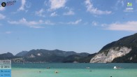 Archiv Foto Webcam Wolfgangsee - Lindenstrand 11:00