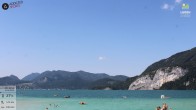 Archiv Foto Webcam Wolfgangsee - Lindenstrand 13:00