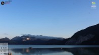 Archiv Foto Webcam Wolfgangsee - Lindenstrand 06:00