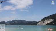 Archiv Foto Webcam Wolfgangsee - Lindenstrand 11:00