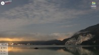 Archiv Foto Webcam Wolfgangsee - Lindenstrand 01:00