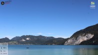 Archiv Foto Webcam Wolfgangsee - Lindenstrand 09:00
