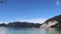Archiv Foto Webcam Wolfgangsee - Lindenstrand 13:00