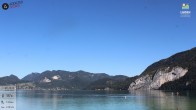 Archiv Foto Webcam Wolfgangsee - Lindenstrand 09:00