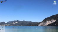 Archiv Foto Webcam Wolfgangsee - Lindenstrand 09:00