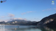 Archiv Foto Webcam Wolfgangsee - Lindenstrand 07:00