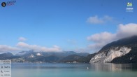 Archiv Foto Webcam Wolfgangsee - Lindenstrand 09:00