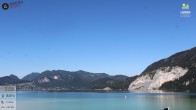 Archiv Foto Webcam Wolfgangsee - Lindenstrand 11:00