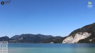 Archiv Foto Webcam Wolfgangsee - Lindenstrand 13:00